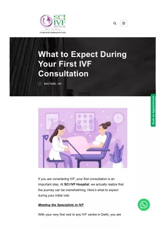 What to Expect During Your First IVF Consultation