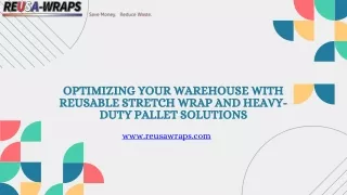 Protect Your Goods Reusable Plastic Pallets and Insulated Covers Available