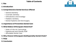 Locate the best dentist in Navi Mumbai only at Orthosquare
