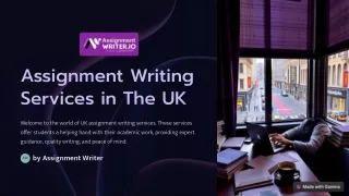 Assignment Writing Services Provider in UK