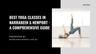 Best Yoga Classes in Narrabeen & Newport - A Comprehensive Guide