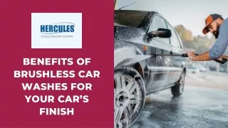 Benefits of Brushless Car Washes for Your Car’s Finish