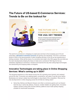 The Future of E-Commerce Services in the USA_ Key Trends