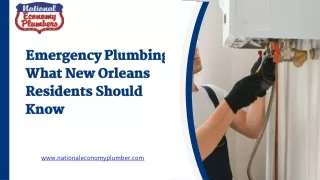 Emergency Plumbing What New Orleans Residents Should Know