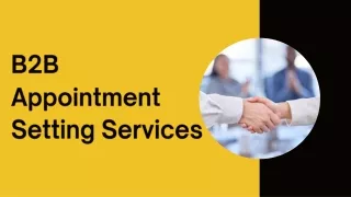 Maximize Growth with Effective B2B Appointment Setting Services