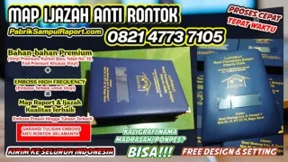 0821-4773-7105 Sampul Raport Tk Map Ijazah di Kota Pasuruan