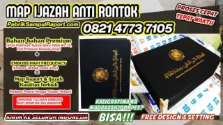 0821-4773-7105 Sampul Raport Paud Map Ijazah di Kota Pematangsiantar