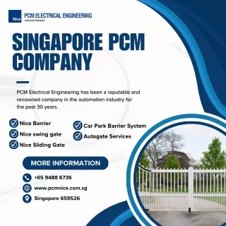Singapore PCM Company | PCM Electrical Engineering