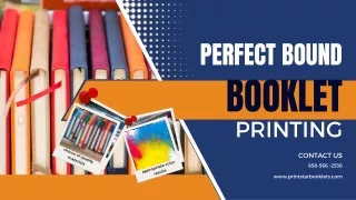 Perfect Bound Booklet Printing