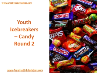 Youth Icebreakers - Candy Round 2