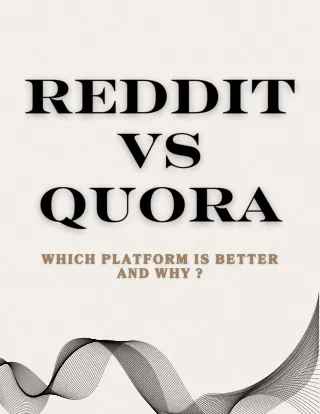 Reddit vs Quora Which Platform Is Better and Why