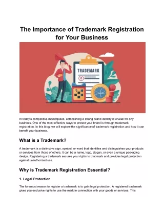 The Importance of Trademark Registration for Your Business