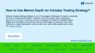 How to Use Market Depth for Intraday Trading Strategy