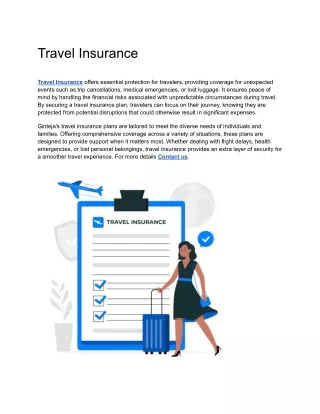 Travel Insurance