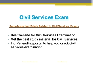 The best way to prepare for Civil Services Exam