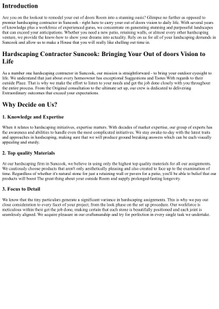 Hardscaping Contractor Suncook: Bringing Your Outside Vision to Existence