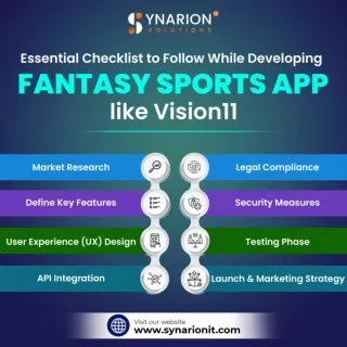 Essential Checklist to Follow While Developing Fantasy Sports App like Vision11