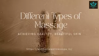 Importance of understanding different types of massage