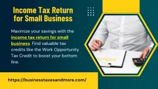 Income Tax Return for Small Business