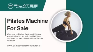 Pilates Machine For Sale