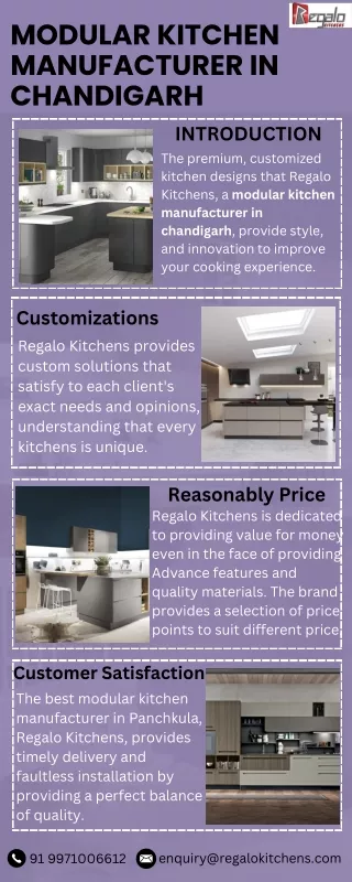 Modular Kitchen Manufacturer In Chandigarh
