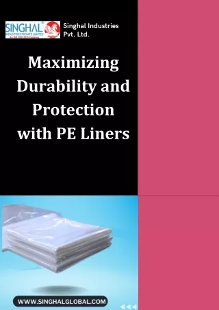 PE Liner - Singhal Industries Pvt. Ltd