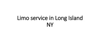 Limo service in Long Island NY