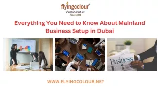 Everything You Need to Know About Mainland Business Setup in Dubai