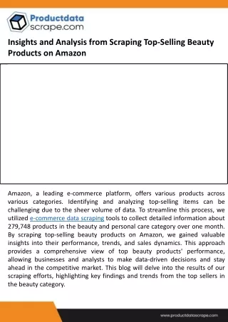 Insights and Analysis from Scraping Top-Selling Beauty Products on Amazon (1)