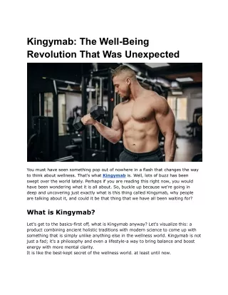 Kingymab_ The Well-Being Revolution That Was Unexpected