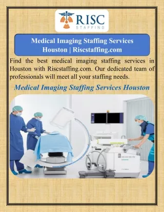 Medical Imaging Staffing Services Houston   Riscstaffing.com