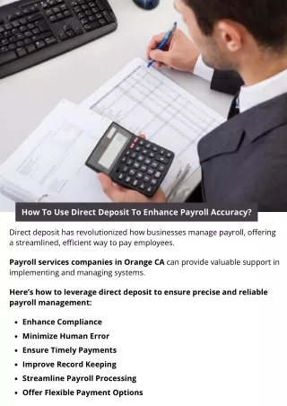 How To Use Direct Deposit To Enhance Payroll Accuracy?