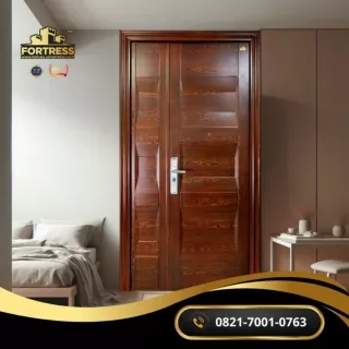 WA 0821 7001 0763 (FORTRESS) Pintu Kamar Baja Motif Kayu di Situbondo 