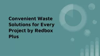 Convenient Waste Solutions for Every Project by Redbox Plus