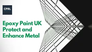 Top-Quality Epoxy Paint in the UK for Long-Lasting Protection