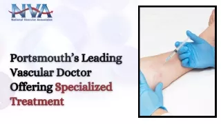 Portsmouth’s Leading Vascular Doctor Offering Specialized Treatment