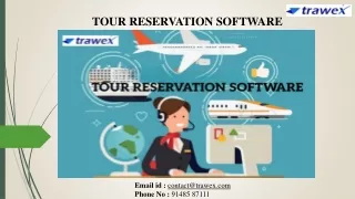 Tour Reservation Software