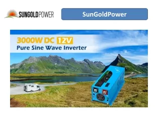 Benefits of Buying SunGoldPower 3000w Power Sine Wave Inverter with Charger