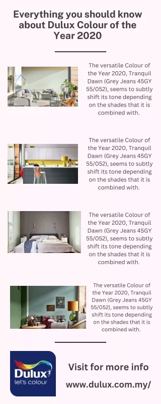 Everything you should know about Dulux Colour of the Year 2020