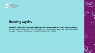 Busting Myths