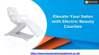 Elevate Your Salon with Electric Beauty Couches_ A Guide