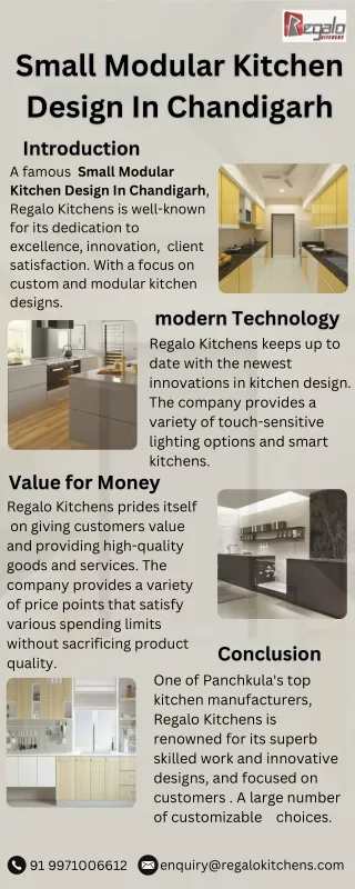 Small Modular Kitchen Design In Chandigarh