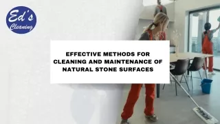 Natural stone cleaning services help restore the beauty of surfaces