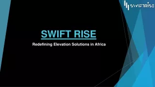 Top-Quality Escalator Installation in Lagos | Swift Rise Experts