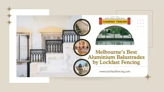 Aluminium Balustrades Melbourne