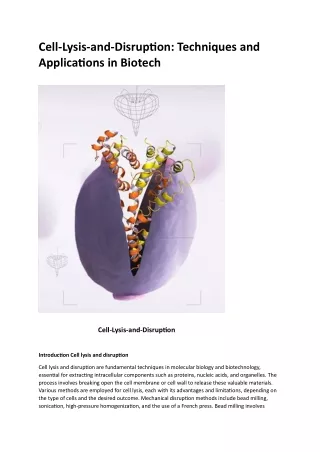 Cell-Lysis-and-DisruptionTechniques and Applications in Biotechnology