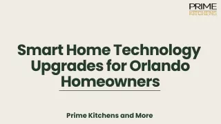 Smart Home Technology Upgrades for Orlando Homeowners