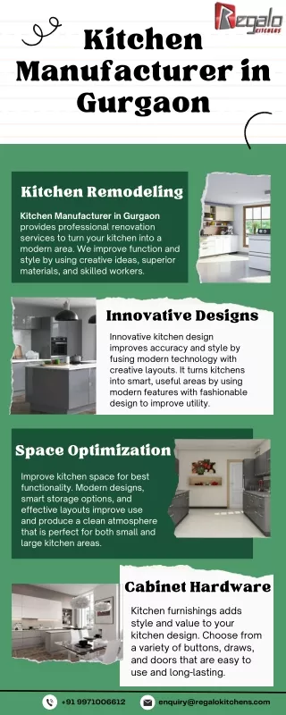 Kitchen Manufacturer in Gurgaon