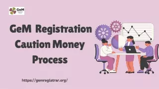PPT OF GEM CAUTION MONEY