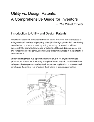 Understanding Utility and Design Patents: A Comprehensive Guide | The Patent Exp